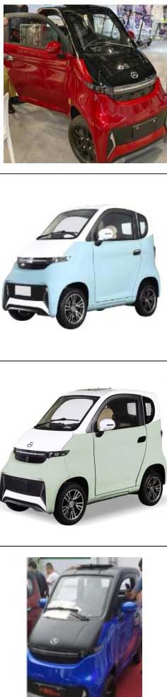 Vitale Mopedauto, Kabinenroller Microcar versch. Farben