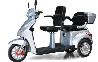 edinger Seniorenmobil-Duo-Trike-2 Personen-silber